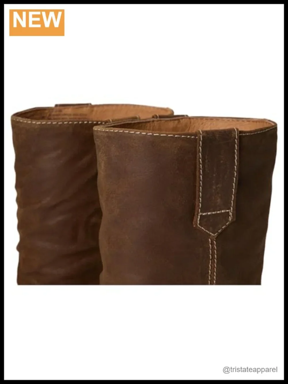 Söfft Tabitha Mid-Calf Leather Pull-On Boots with Stacked Heel